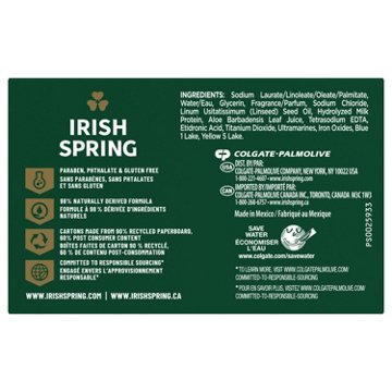 Irish Spring Deodorant Bar Soap - Aloe Mist