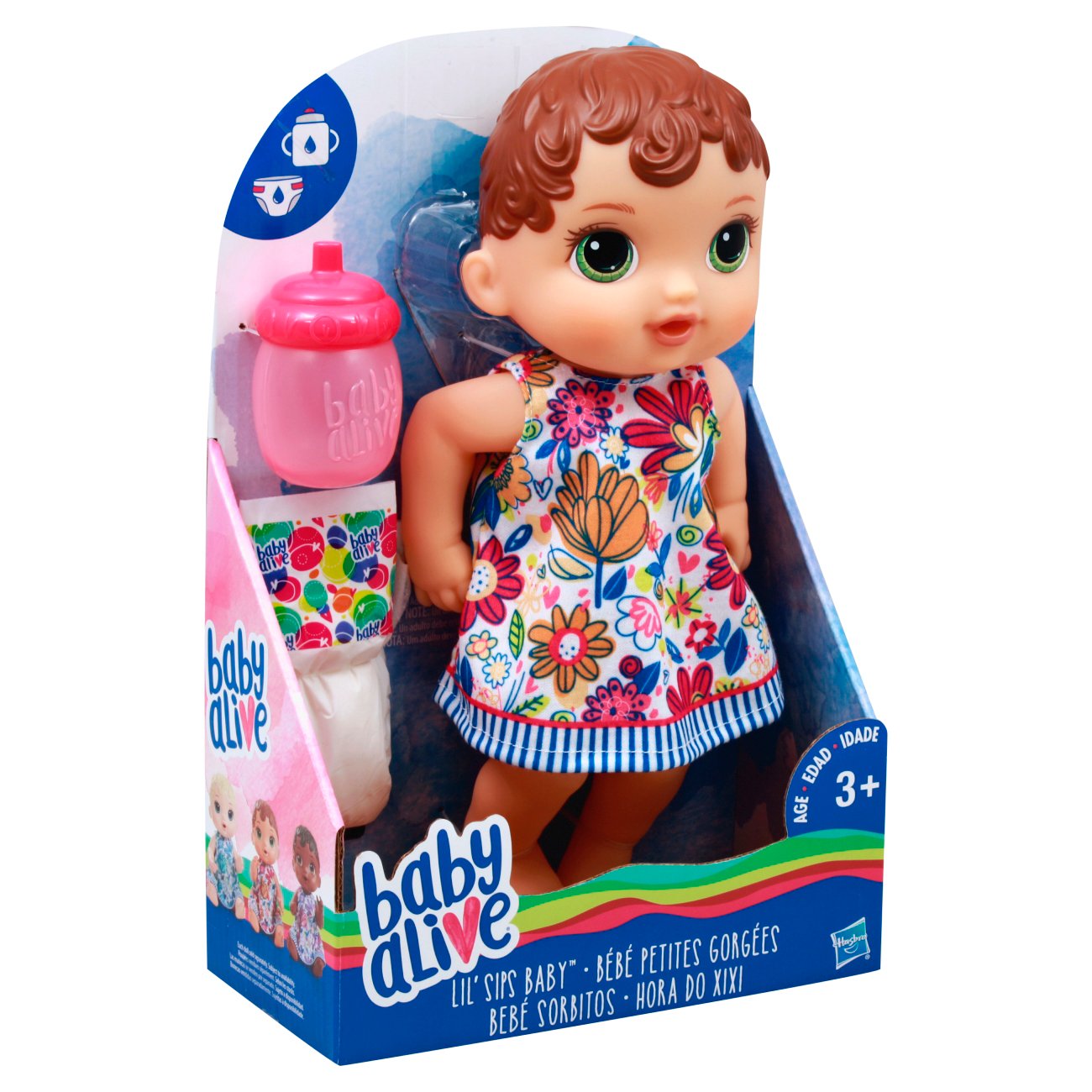 baby alive brown doll