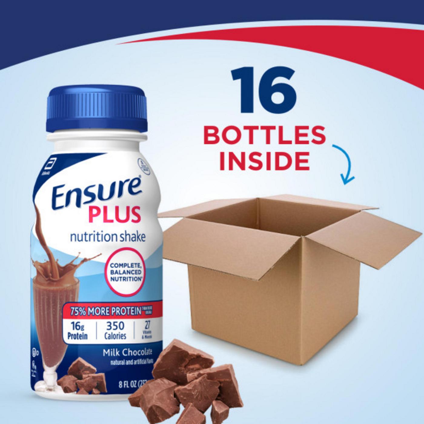 Ensure Plus Nutrition Shake Milk Chocolate; image 2 of 13
