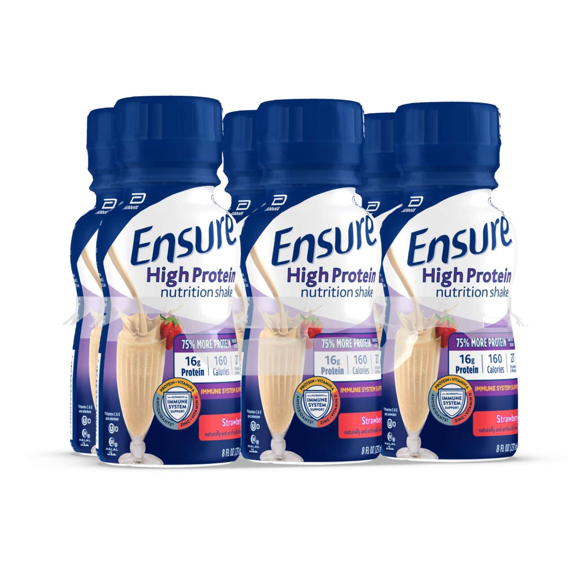 Ensure High Protein Nutrition Shake Strawberry, 6 pk Shop Diet