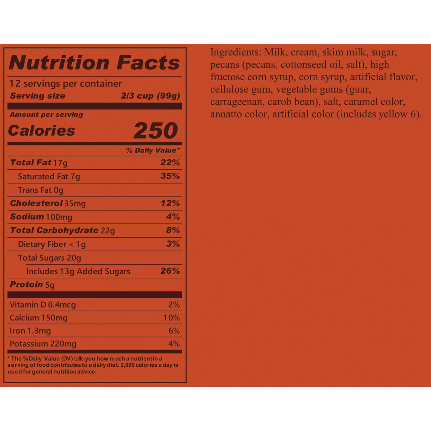 Blue Bell Buttered Pecan Ice Cream Shop Ice cream at HEB