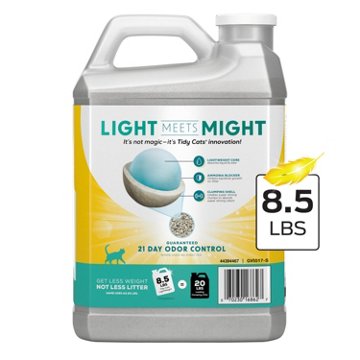 Tidy Cats Purina LightWeight Free and Clean Unscented Multi-Cat Litter 99.9 Percent Dust Free, 8.5 lb