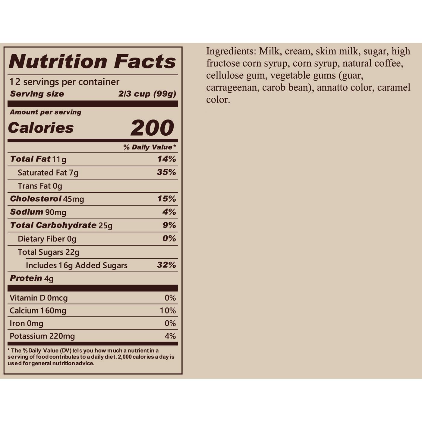 Blue Bell Coffee Ice Cream Shop Ice cream at HEB