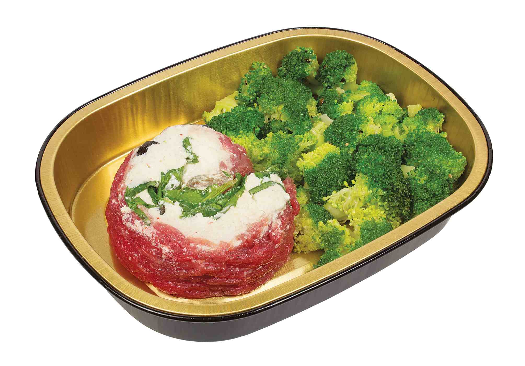 Meal Simple by HEB Spinach Feta Stuffed Beef Flank Pinwheel with