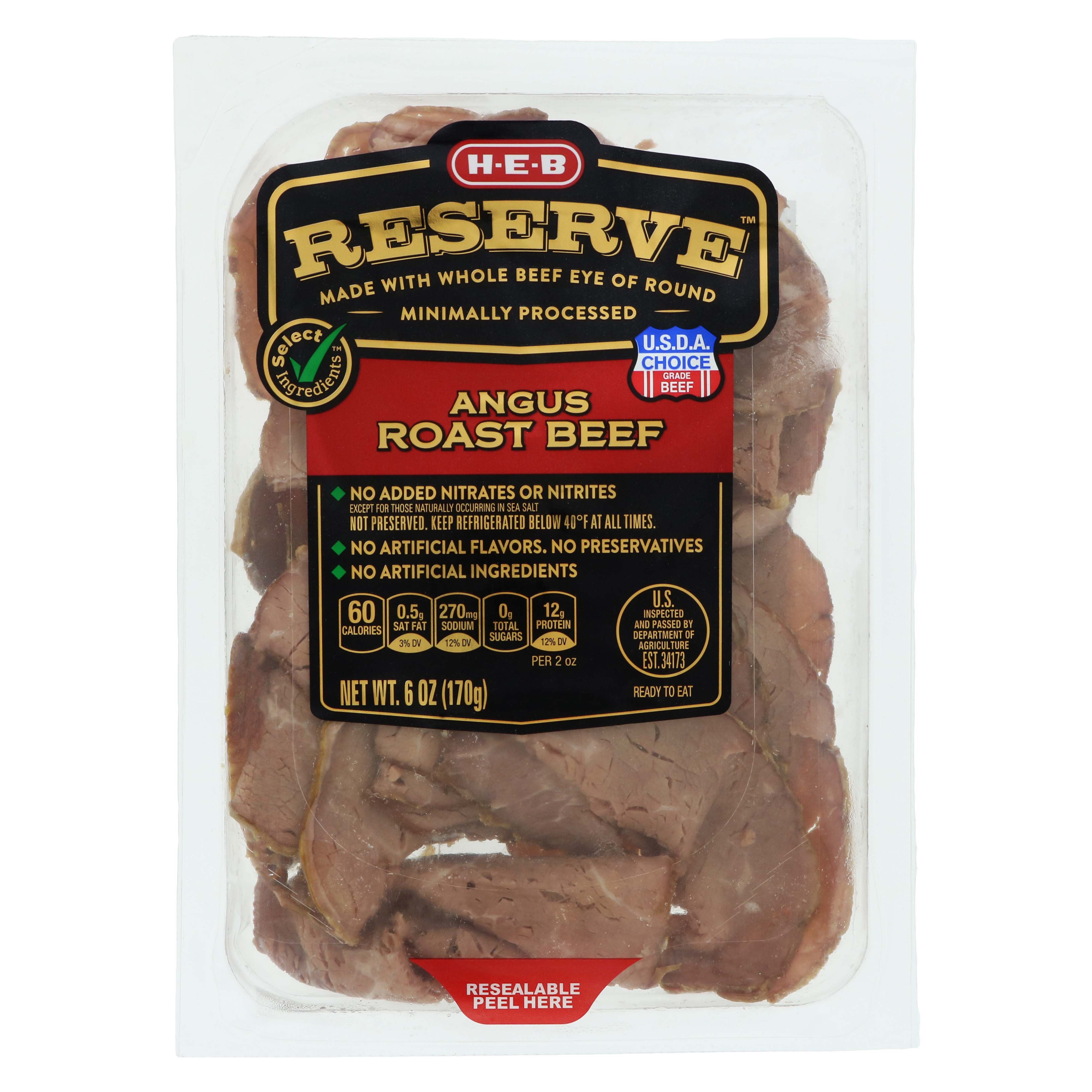 H-E-B Select Ingredients Reserve Roast Beef - Shop Meat At H-E-B