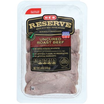 H-E-B Reserve Angus Roast Beef Lunch Meat