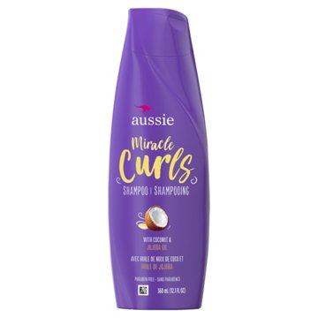 Aussie Miracle Curls Shampoo - Coconut & Jojoba Oil, 12.1 oz
