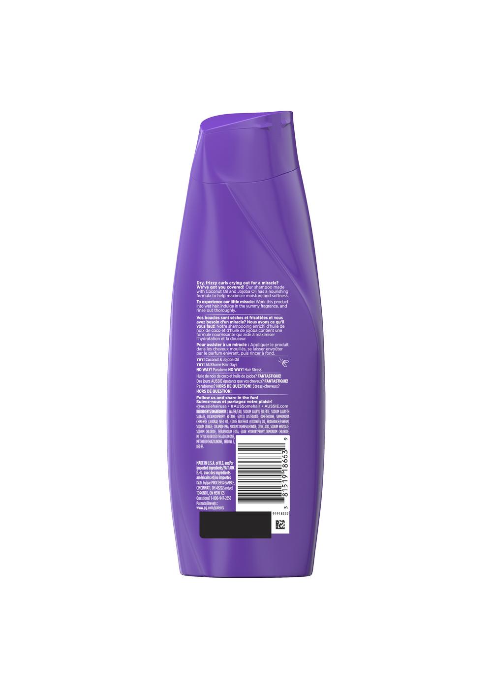 Aussie Miracle Curls Shampoo - Coconut & Jojoba Oil; image 2 of 7
