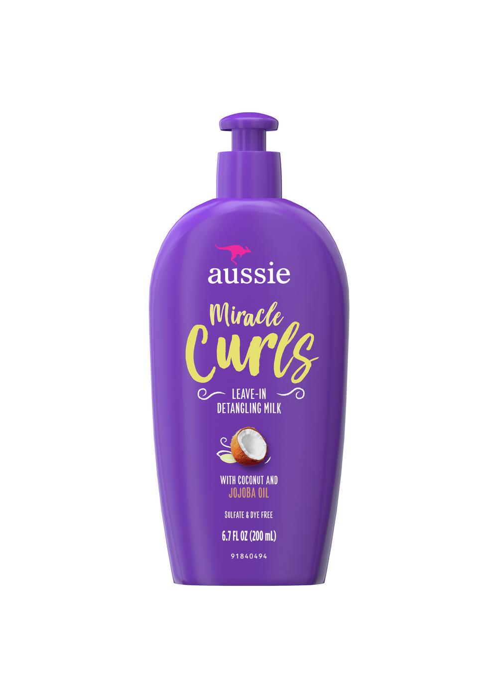 Aussie Miracle Curls Detangling Milk; image 1 of 10