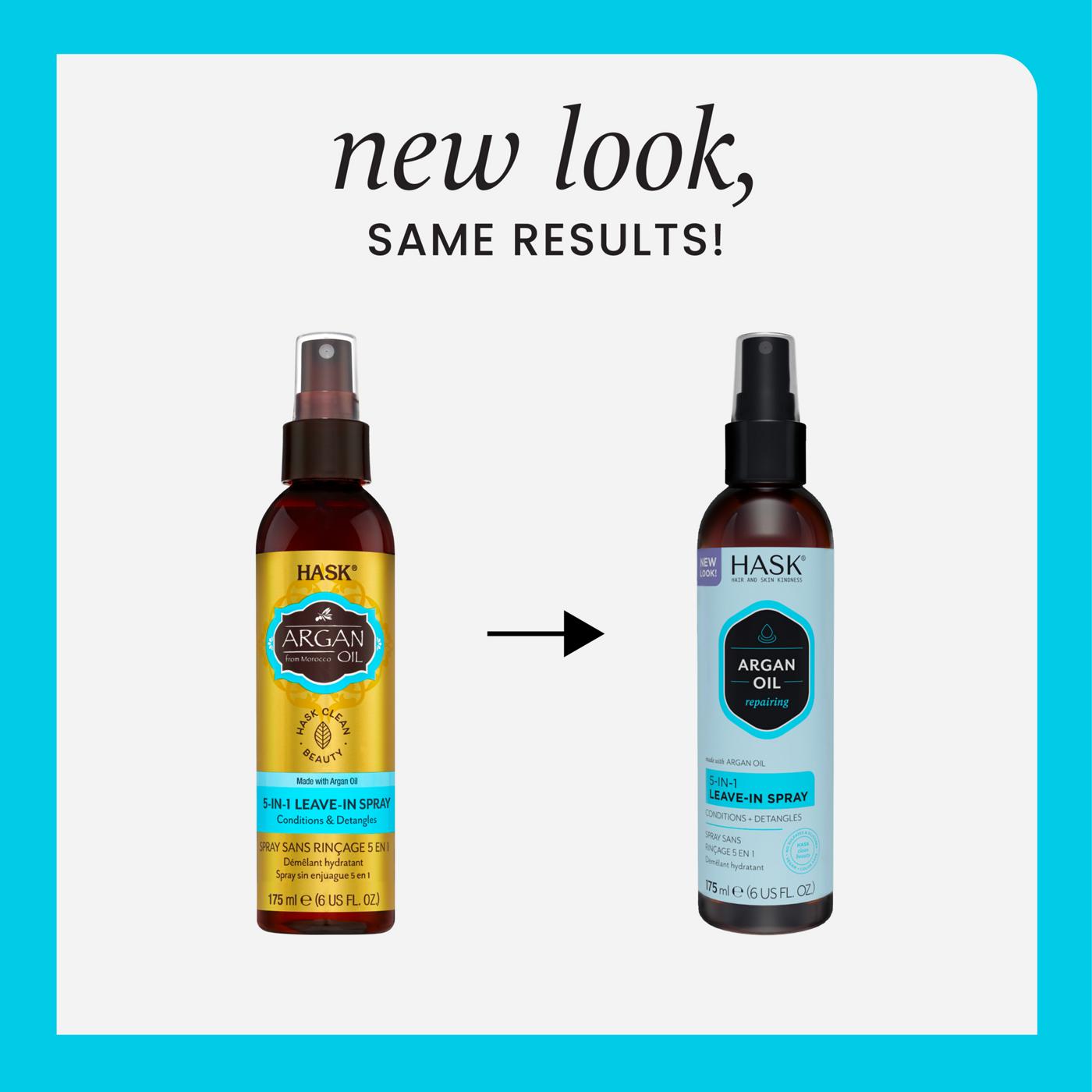 HASK Argan Oil 5-in-1 Leave-In Spray; image 2 of 3