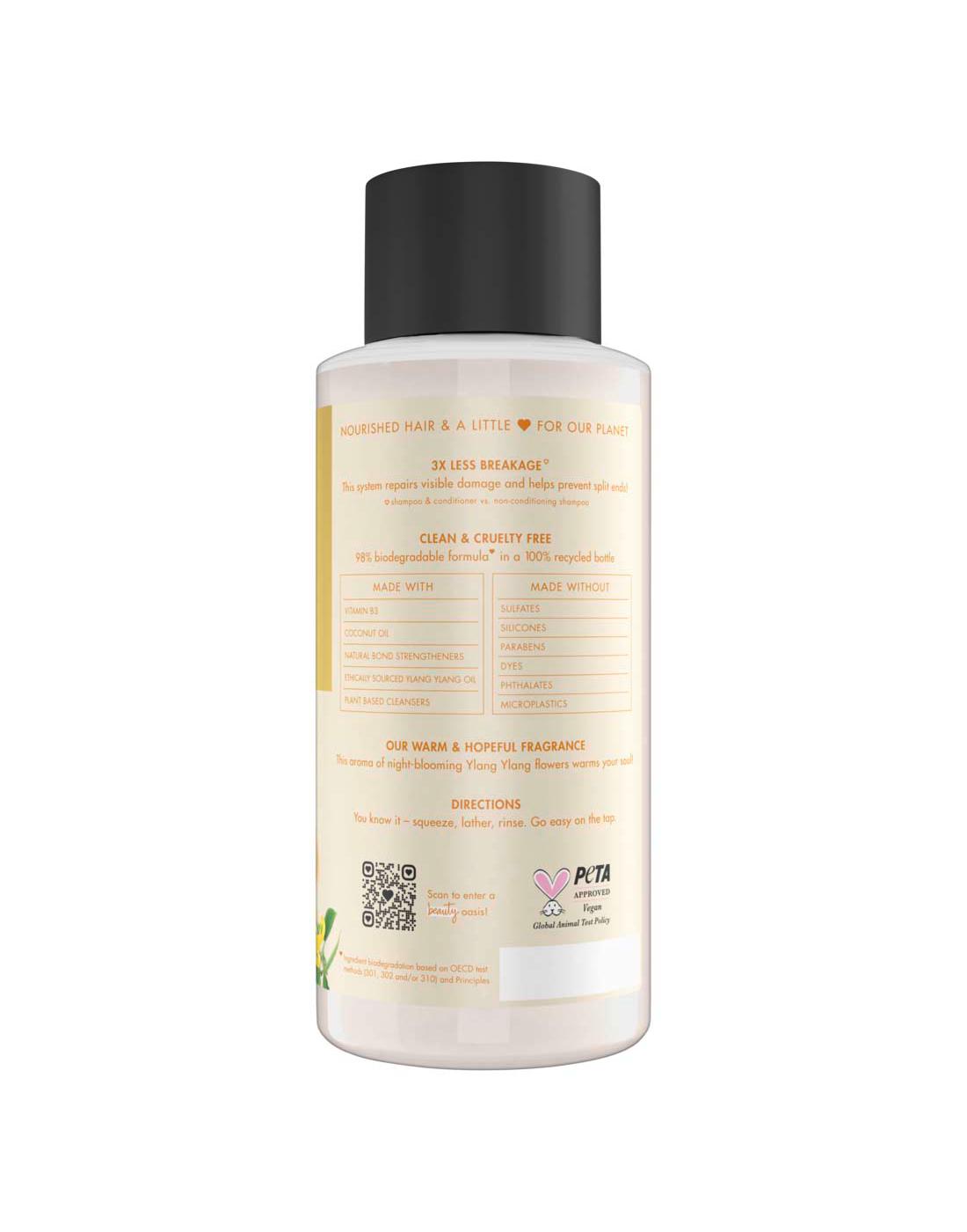 Love Beauty and Planet Intensive Repair Vegan Shampoo - Coconut Oil & Ylang Ylang; image 4 of 5