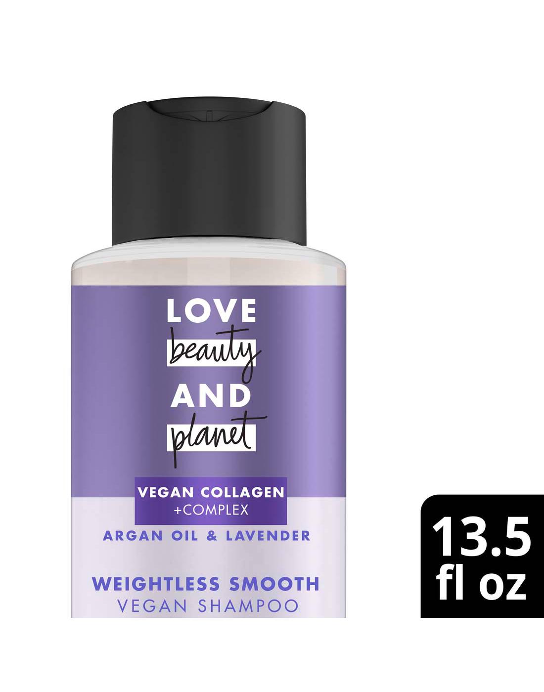 Love Beauty and Planet Weightless Smooth Vegan Shampoo - Argan Oil & Lavender; image 3 of 4