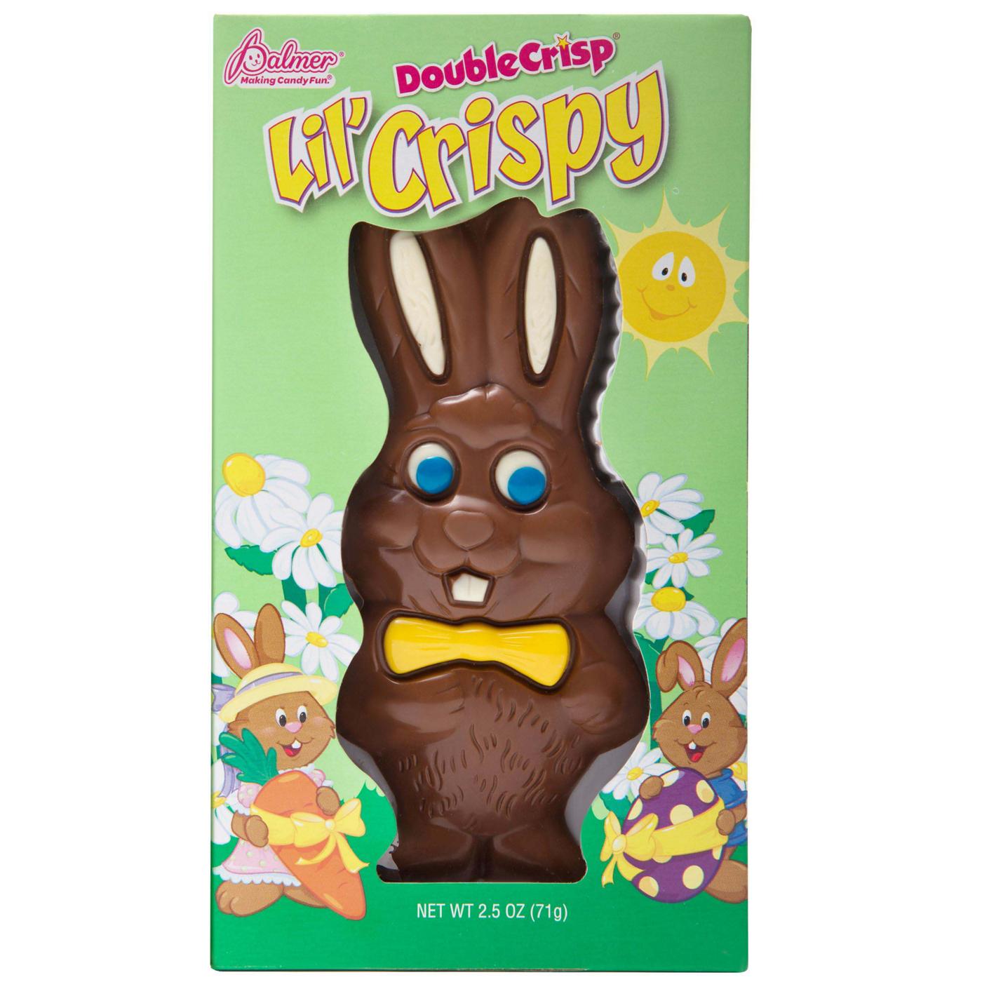 Palmer Lil' Crispy Double Crisp Chocolate Easter Bunny; image 1 of 2