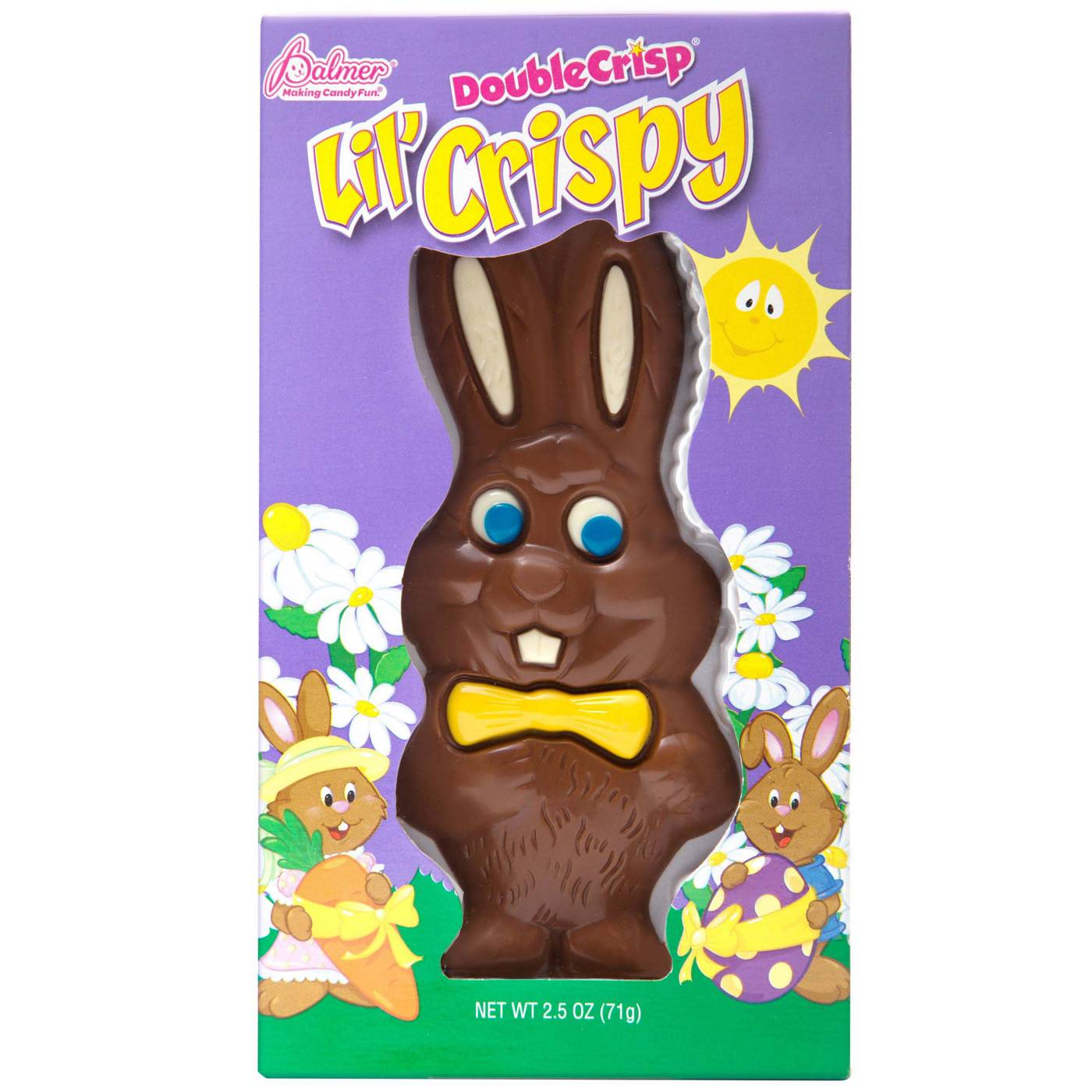 Palmer Lil' Crispy Double Crisp Chocolate Easter Bunny; image 2 of 2