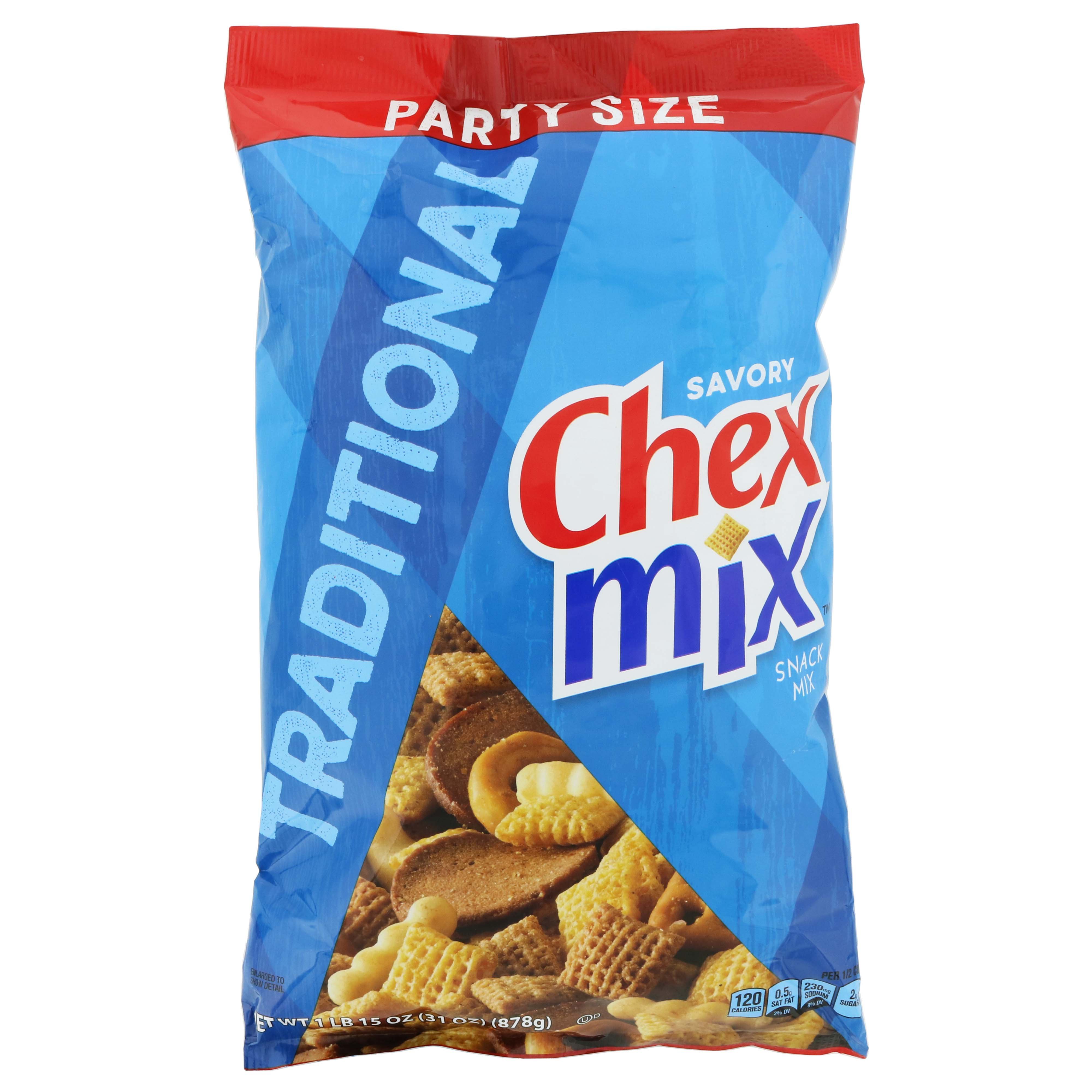 Chex Mix Traditional Snack Mix Party Size - Shop Chips At H-E-B