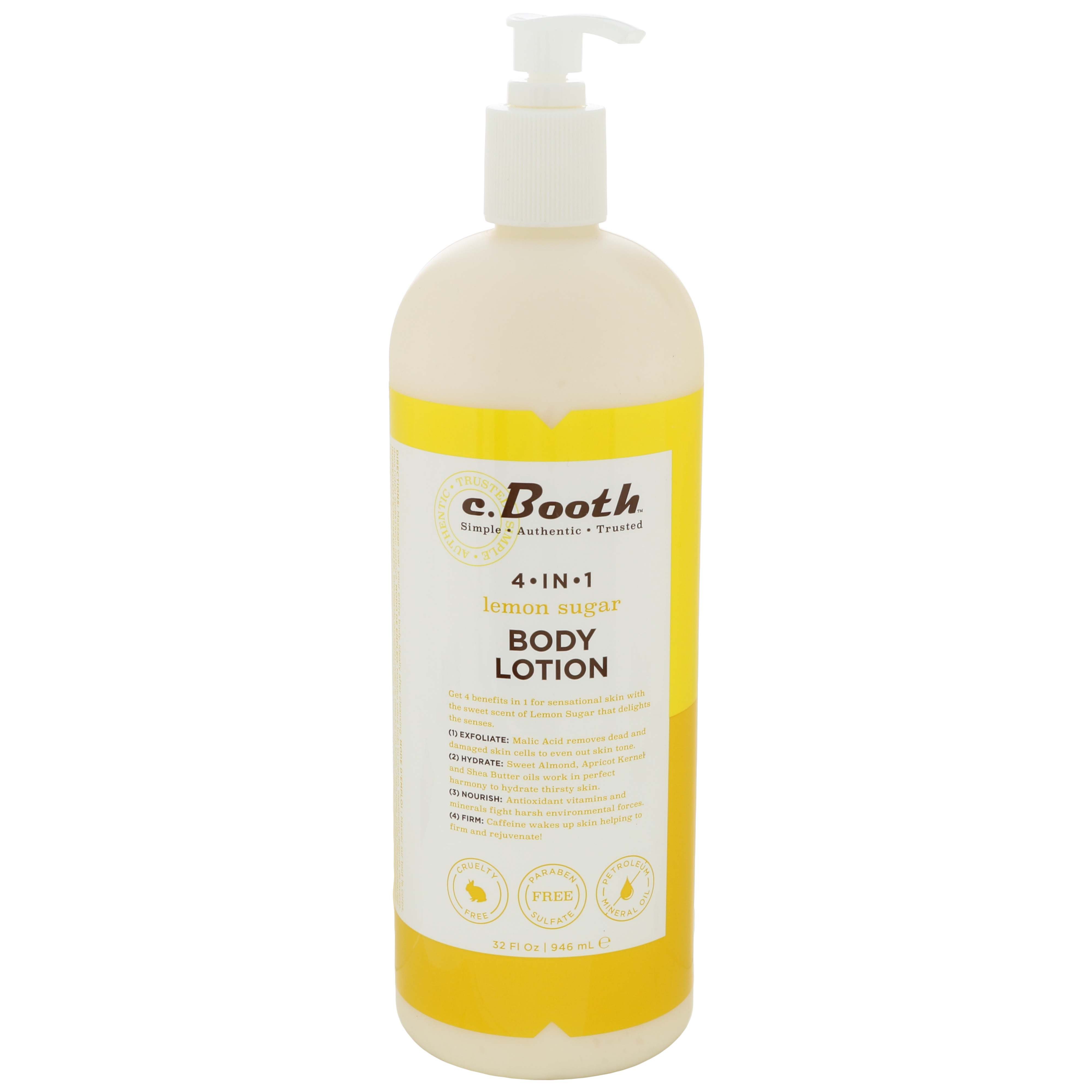 c. Booth 4in1 Lemon Sugar Body Lotion Shop Body Lotion at HEB