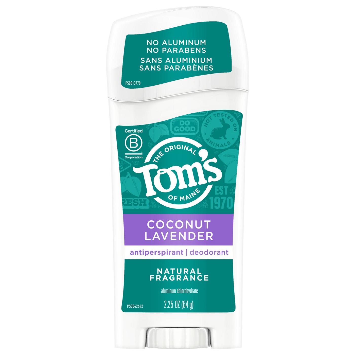 Tom's of Maine Coconut Lavender Women's Antiperspirant Deodorant; image 1 of 9