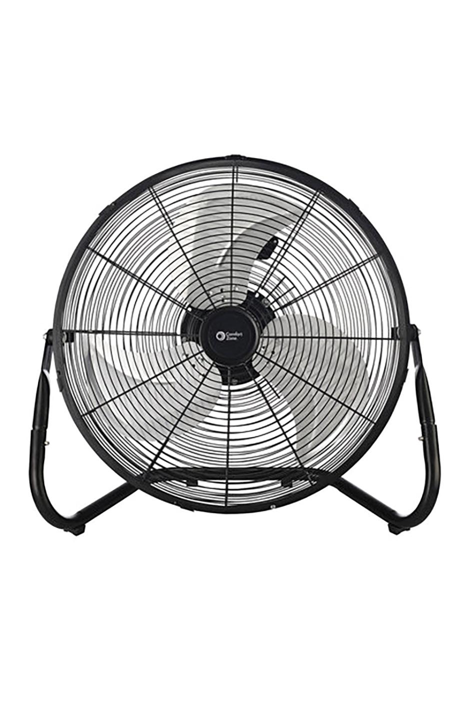 Comfort Zone High Velocity 3Speed Floor Fan with Adjustable Tilt