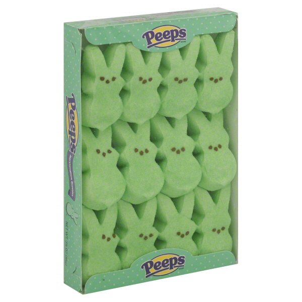 Peeps Green Marshmallow Bunnies Shop Candy at HEB