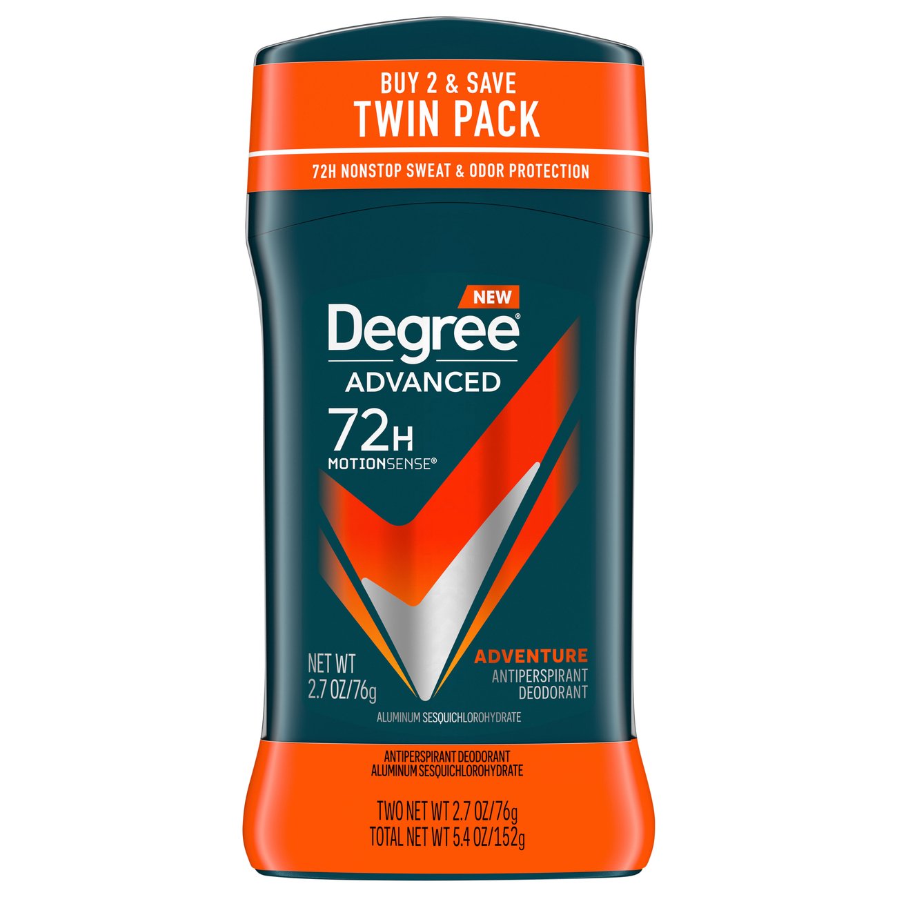 Degree Men 72 Hr Advanced Antiperspirant Deodorant - Adventure, 5.4 oz ...