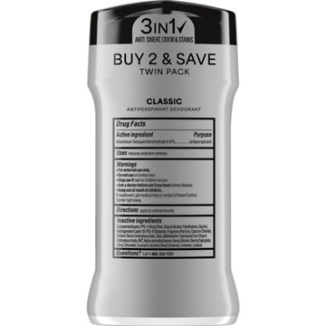 Degree Men UltraClear Black+White Antiperspirant Deodorant, 2.6 oz, 2 pk