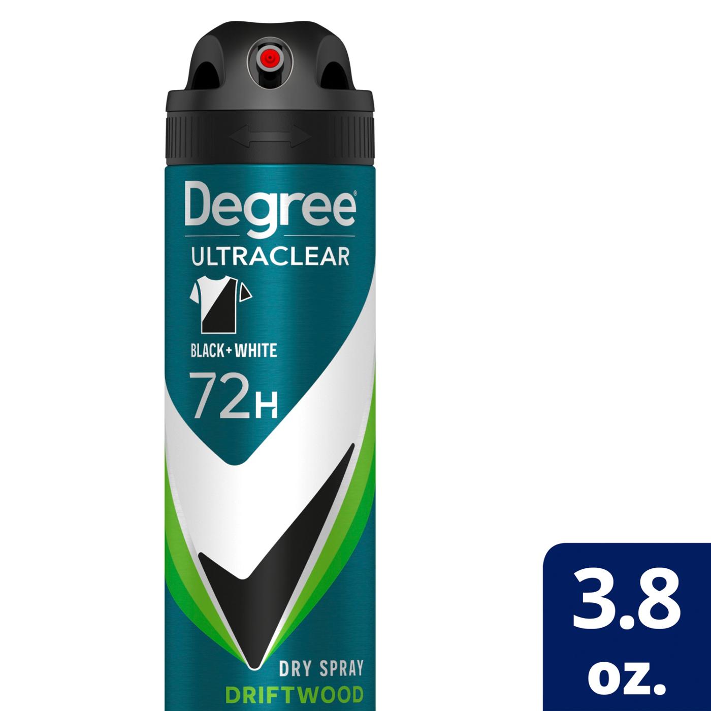 Degree Men 72 Hr UltraClear Antiperspirant Deodorant Dry Spray - Driftwood; image 2 of 3
