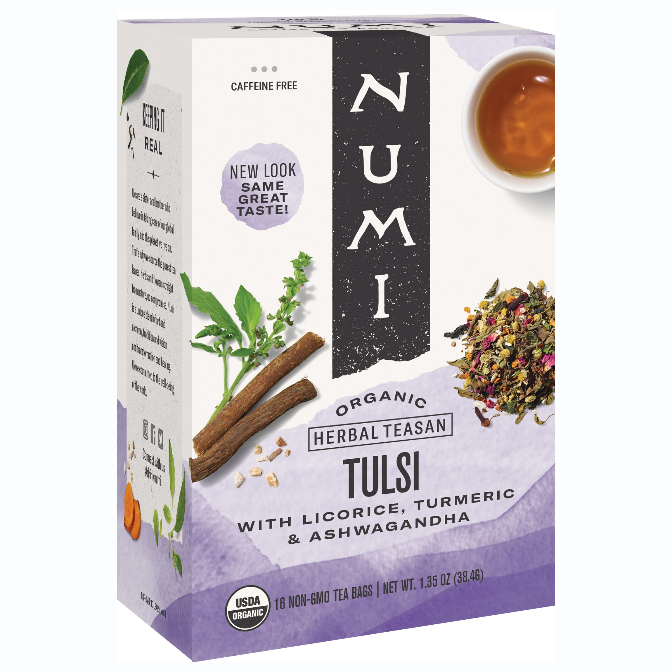 Numi Gratitude Tulsi Organic Tea Bags Shop Tea at HEB