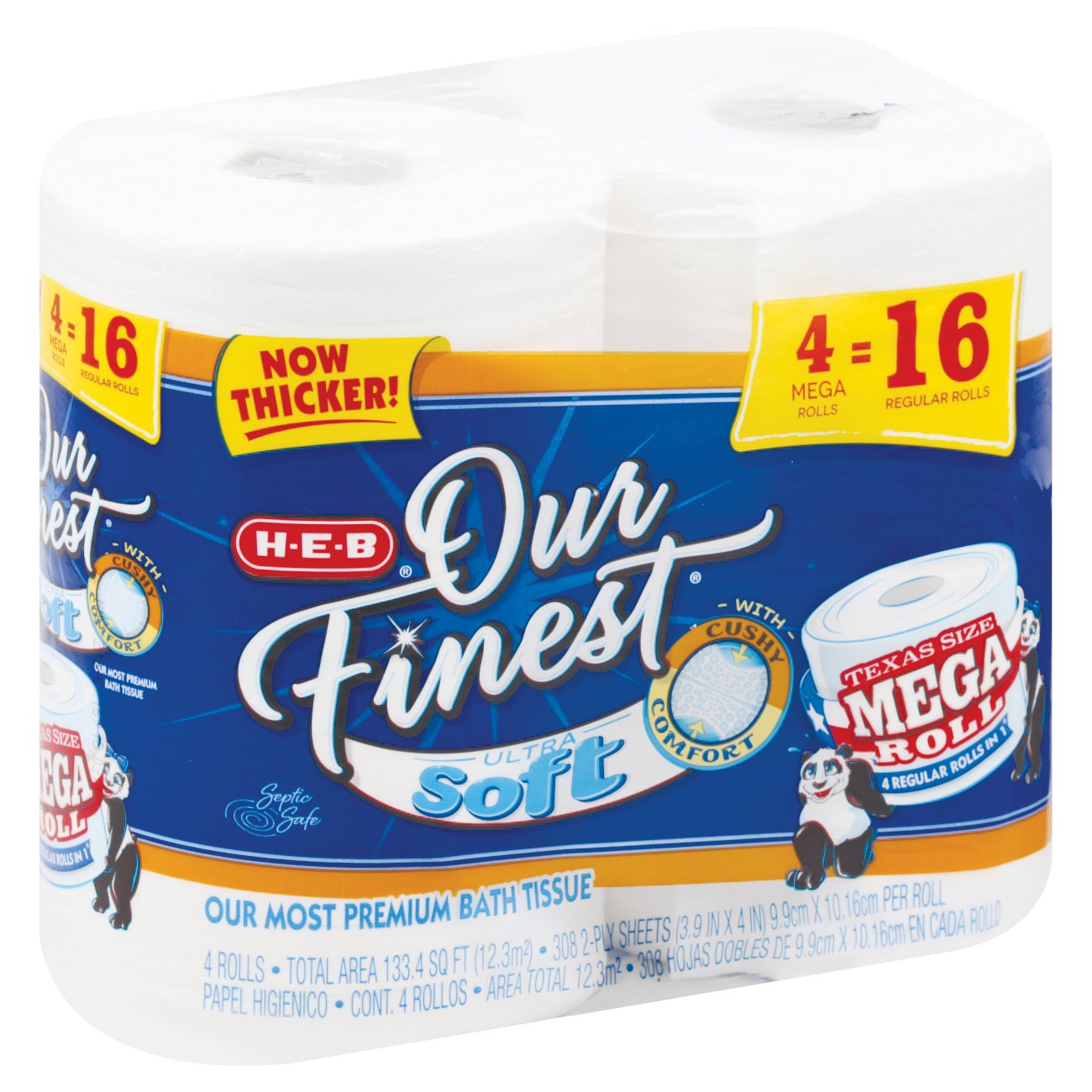 HEB Our Finest Ultra Soft Toilet Paper Shop Toilet Paper at HEB
