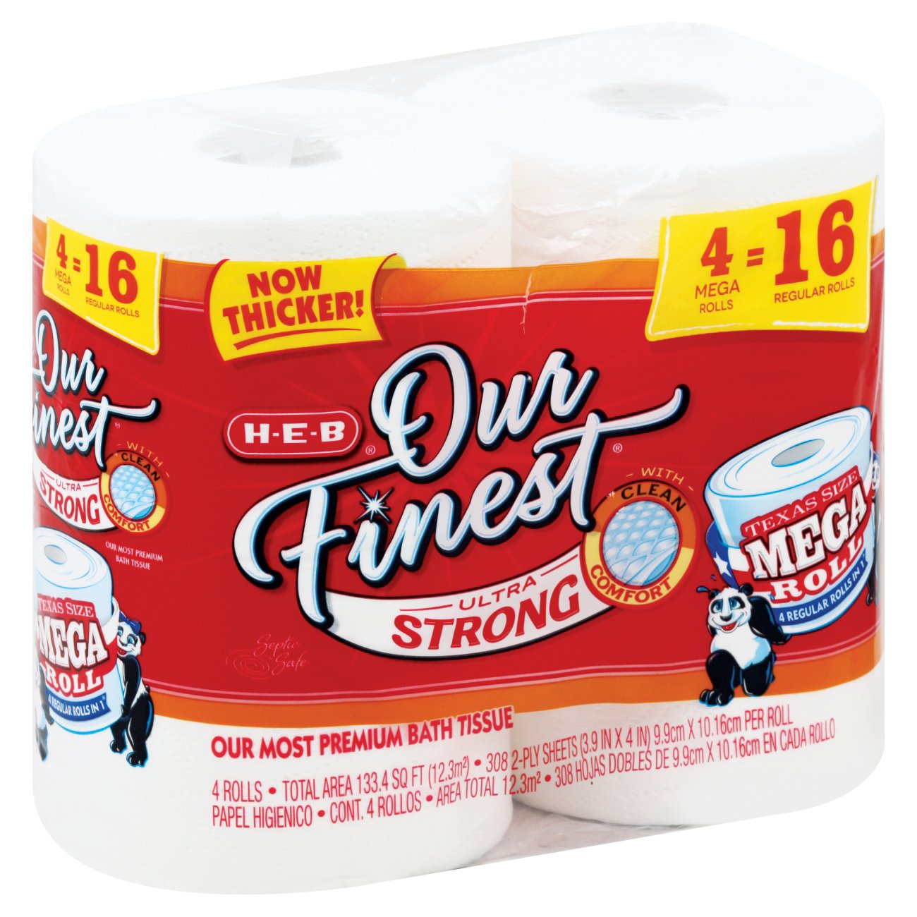 HEB Our Finest Ultra Strong Toilet Paper Shop Toilet Paper at HEB