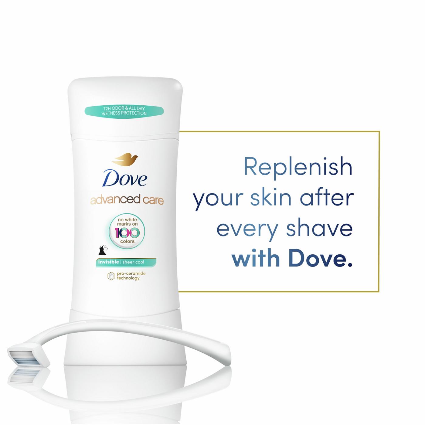 Dove Advanced Care Invisible Antiperspirant Deodorant - Sheer Cool; image 10 of 14