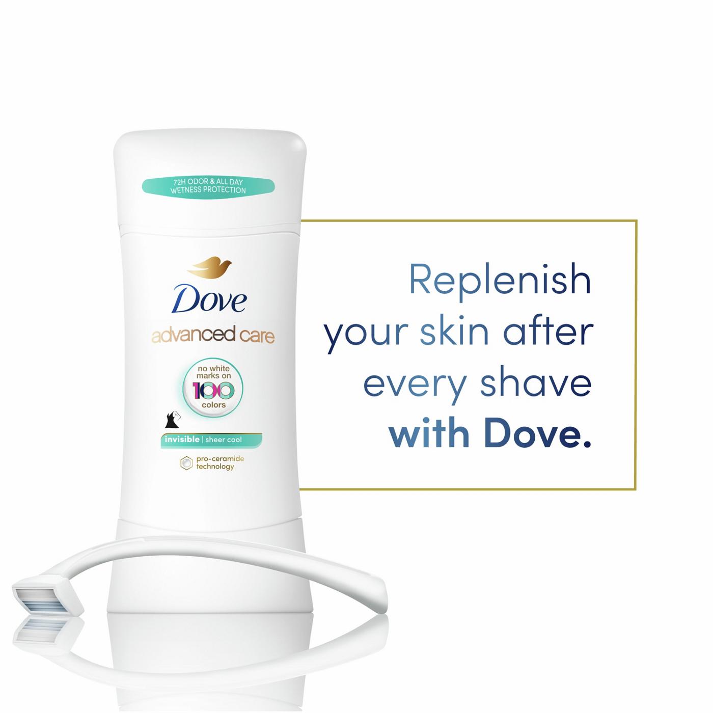 Dove Advanced Care Invisible Antiperspirant Deodorant - Sheer Cool; image 4 of 14
