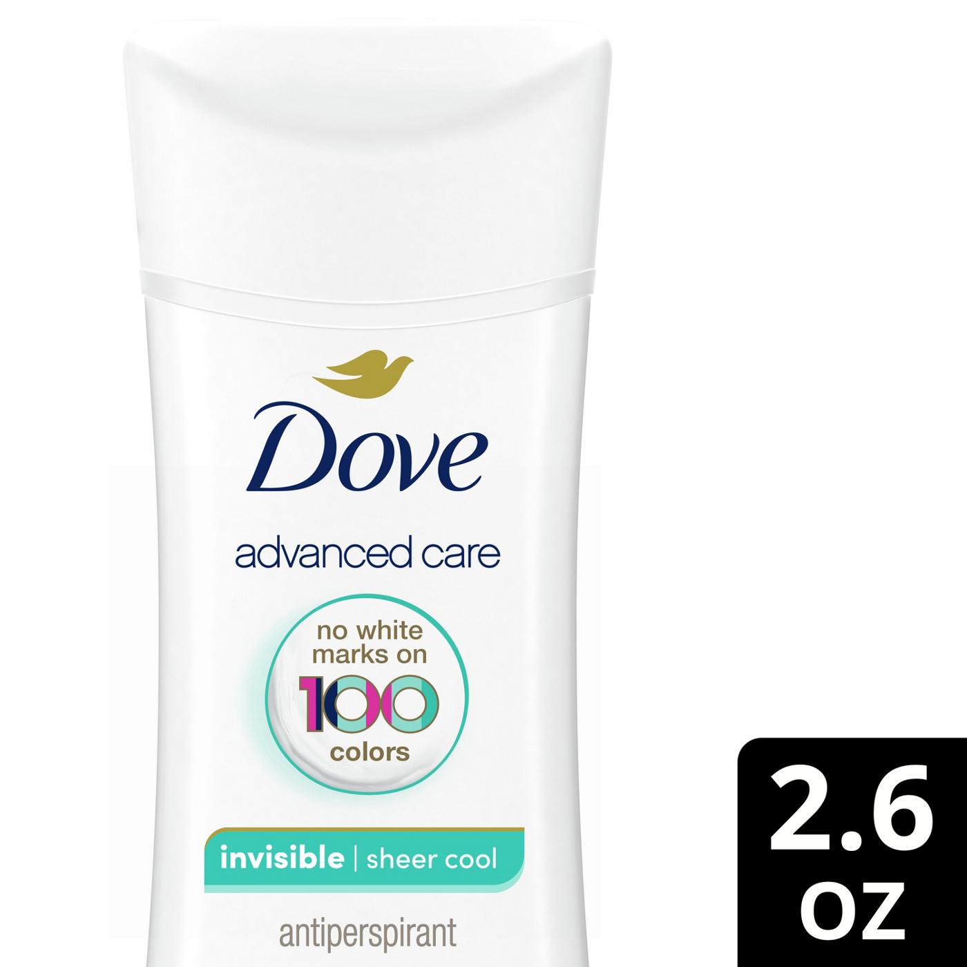 Dove Advanced Care Invisible Antiperspirant Deodorant - Sheer Cool; image 14 of 14