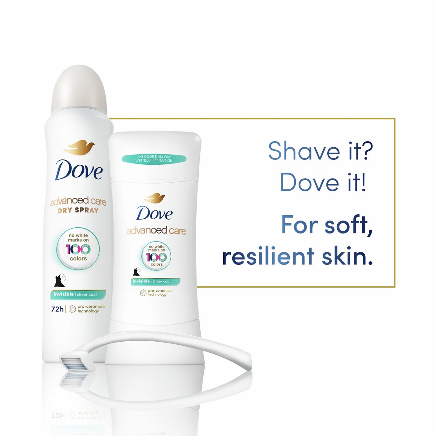 Dove Advanced Care Invisible Antiperspirant Deodorant - Sheer Cool; image 9 of 14