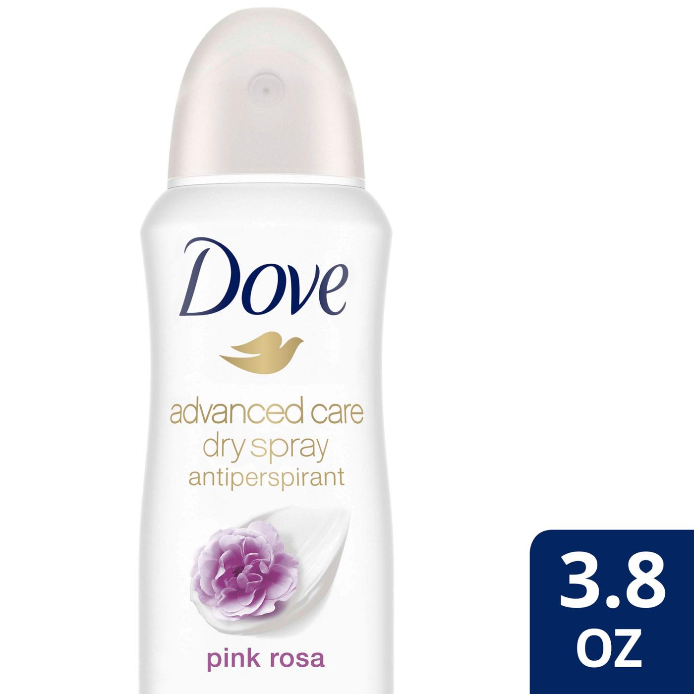 Dove Advanced Care Pink Rosa Dry Spray Antiperspirant Deodorant; image 3 of 3
