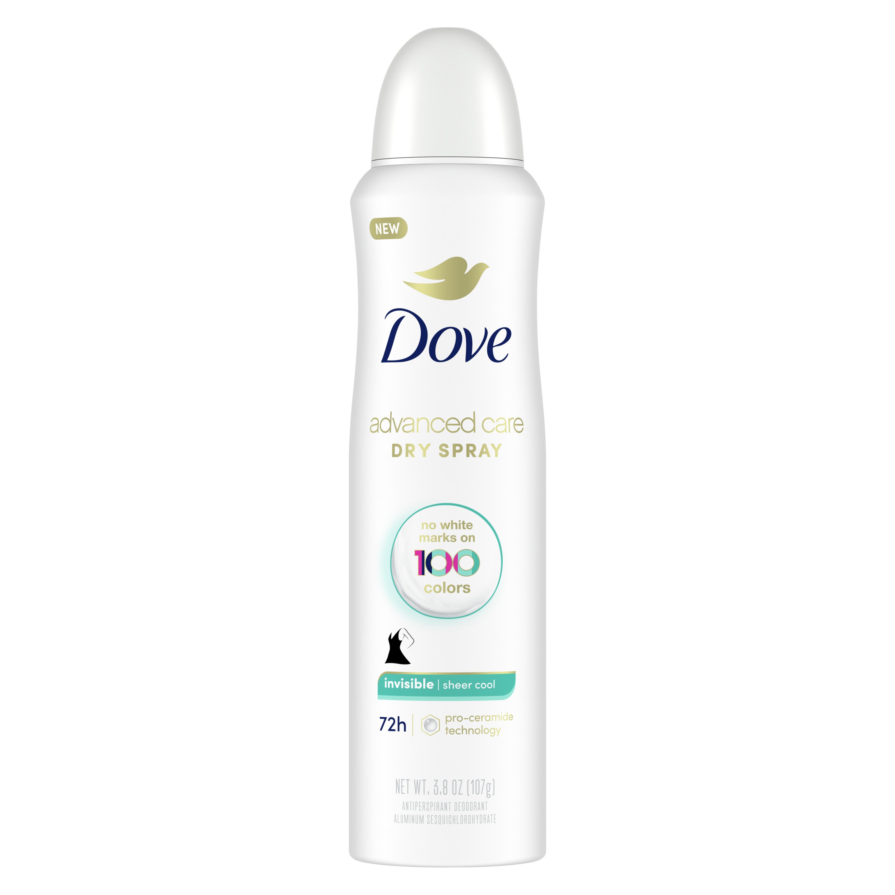 Dove Advanced Care Invisible Dry Spray Antiperspirant Deodorant Sheer ...
