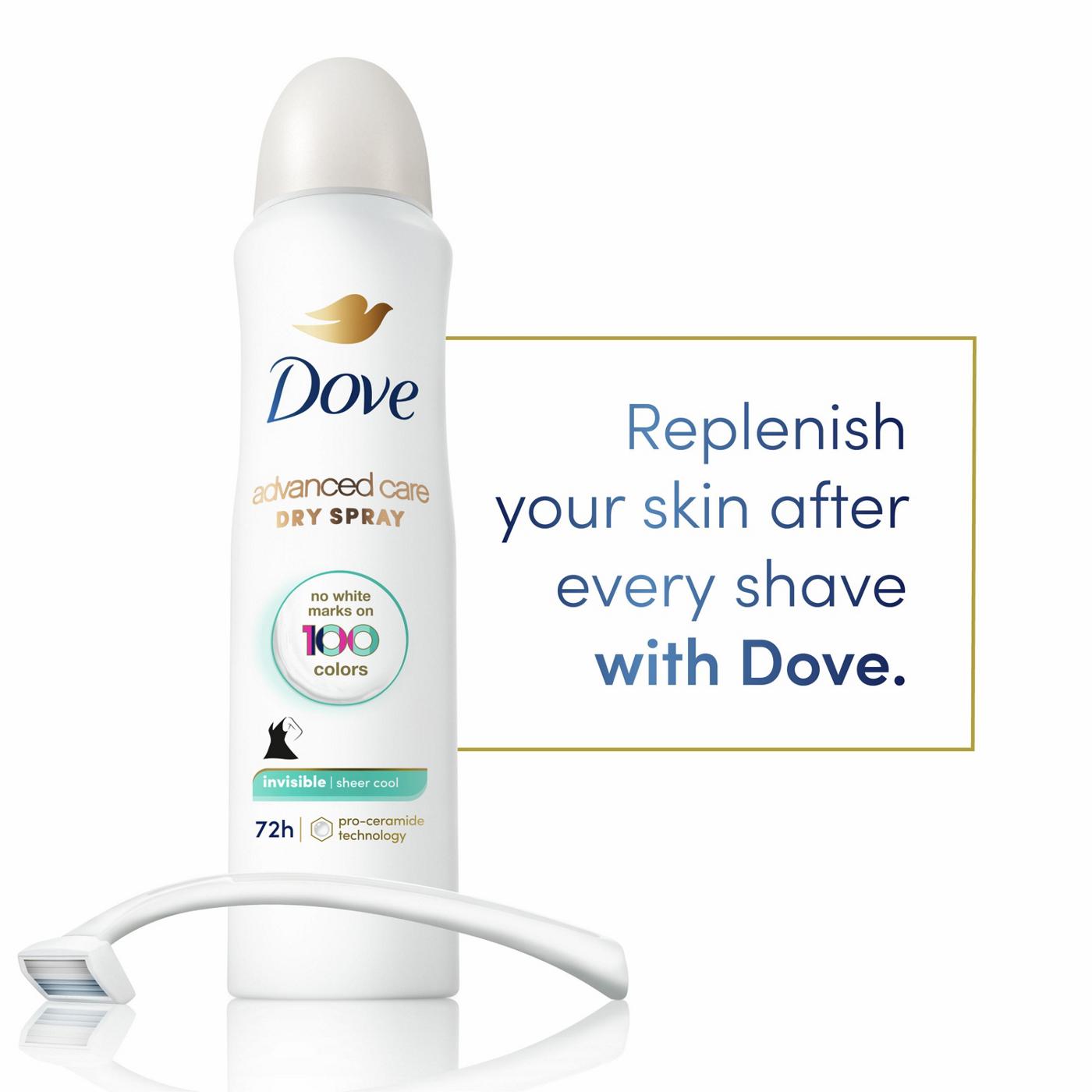 Dove Advanced Care Invisible Dry Spray Antiperspirant Deodorant Sheer Cool; image 3 of 8