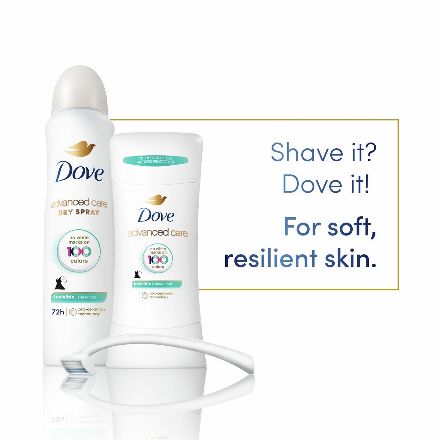 Dove Advanced Care Invisible Dry Spray Antiperspirant Deodorant Sheer Cool; image 8 of 8