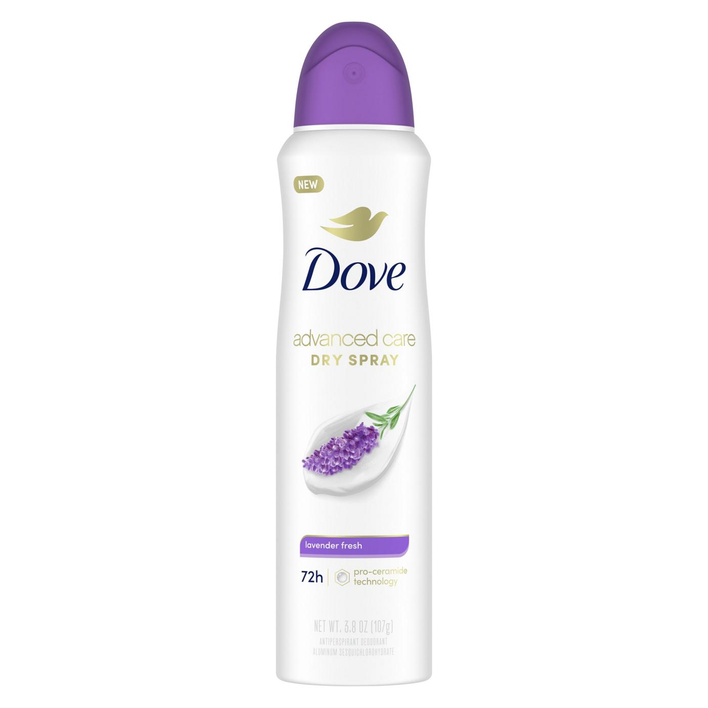 Dove Advanced Care Dry Spray Antiperspirant Deodorant - Lavender; image 1 of 8