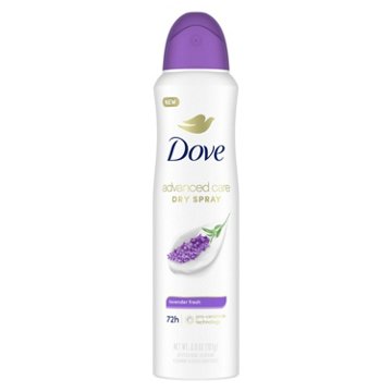 Dove Advanced Care Dry Spray Antiperspirant Deodorant - Lavender