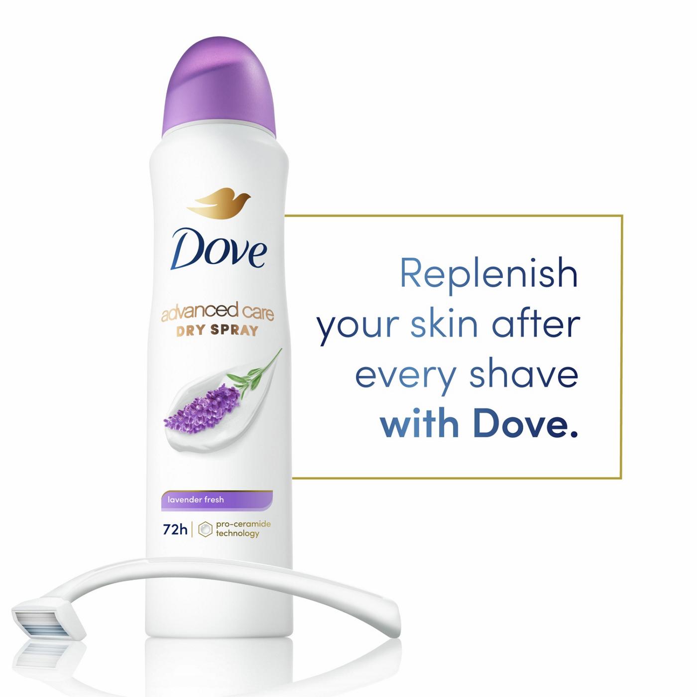 Dove Advanced Care Lavender Fresh Dry Spray Antiperspirant Deodorant; image 4 of 8