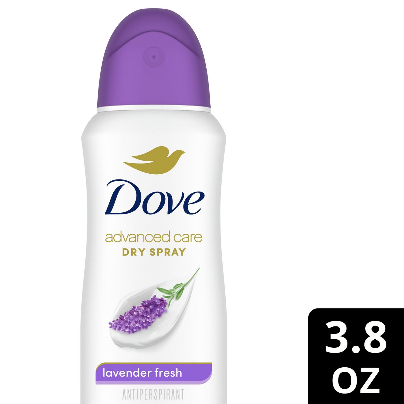 Dove Advanced Care Dry Spray Antiperspirant Deodorant - Lavender; image 7 of 8