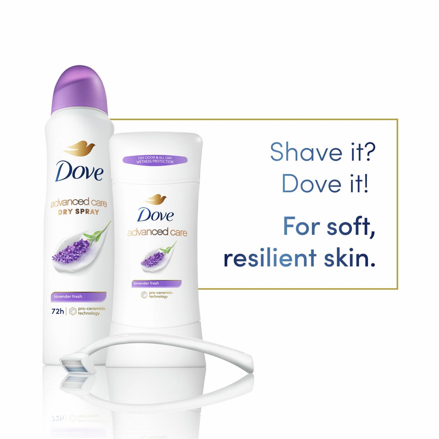 Dove Advanced Care Lavender Fresh Dry Spray Antiperspirant Deodorant; image 8 of 8
