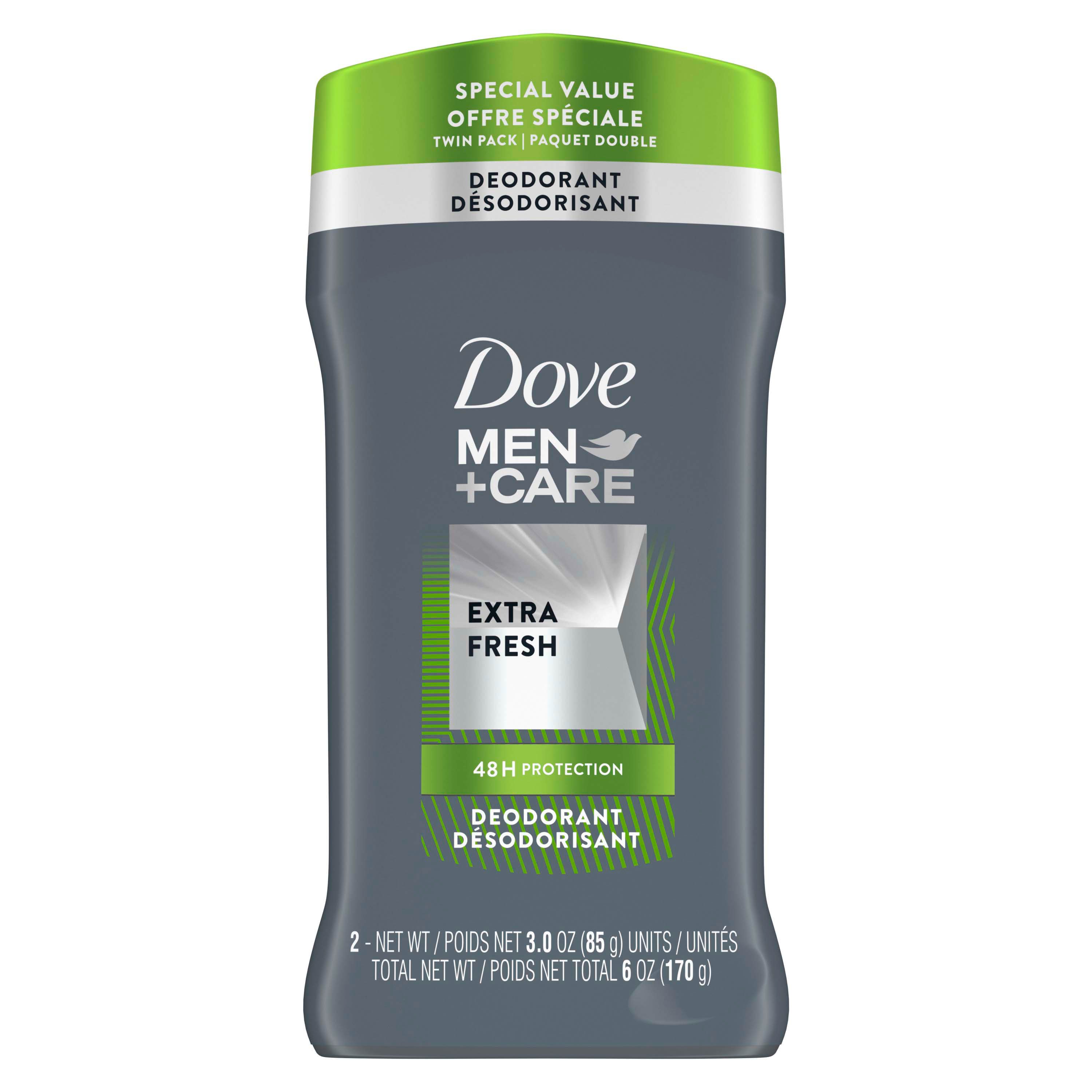 Dove Men+Care Extra Fresh Deodorant Stick, Twin Pack - Shop Deodorant ...