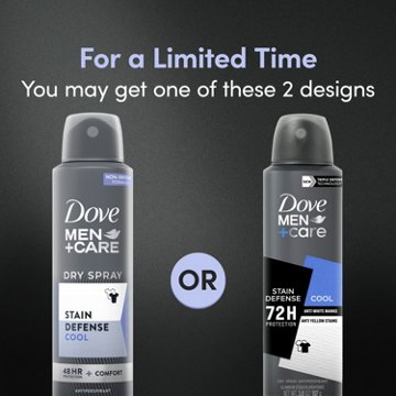 Dove Men+Care Antiperspirant Deodorant Stain Defense - Cool