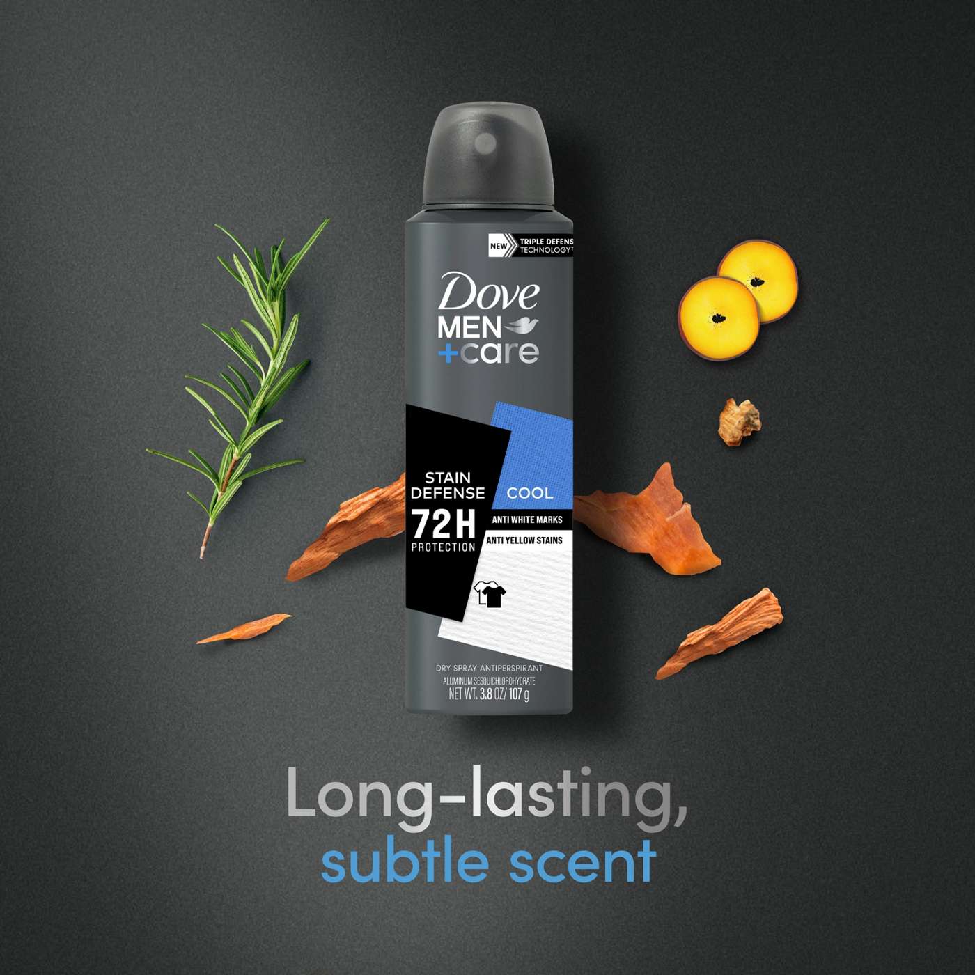 Dove Men+Care Antiperspirant Deodorant Stain Defense - Cool; image 6 of 8