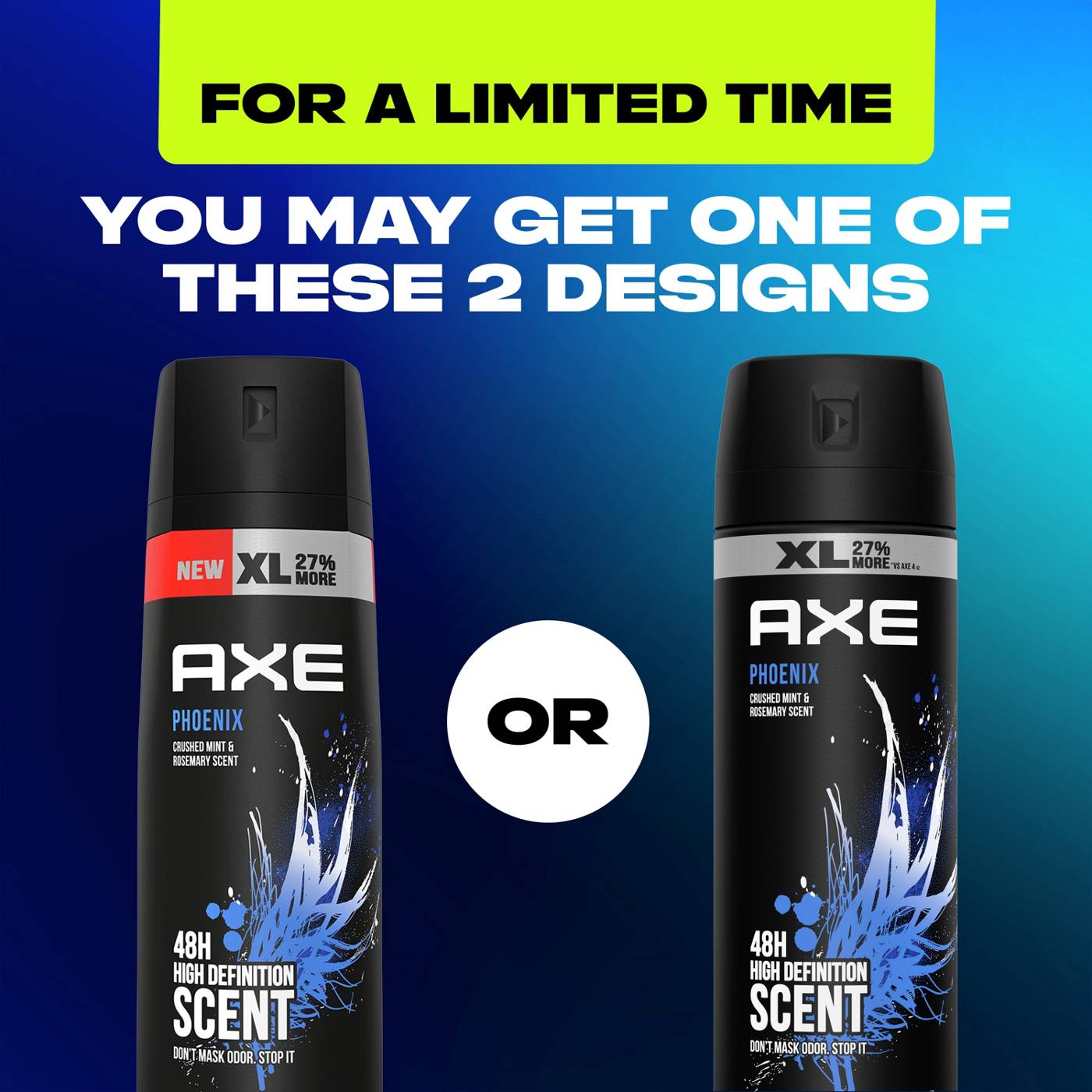 AXE Men's 48 Hr Deodorant Body Spray Phoenix Shop Deodorant