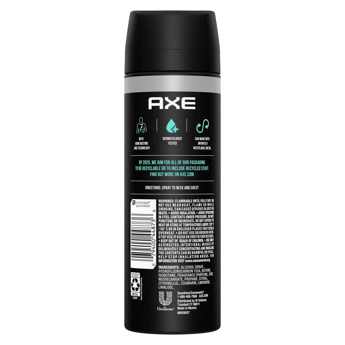 AXE Body Spray Deodorant - Apollo; image 2 of 7
