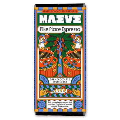 Maeve Coconut Island Dark Chocolate Truffle Bar, 2.5 oz | Central