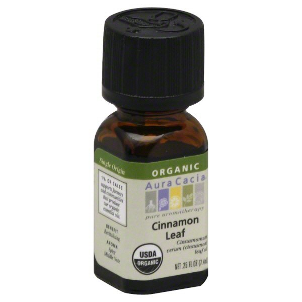 Aura Cacia Oil Organic Cinnamon Leaf - Shop Essential Oils At H-E-B