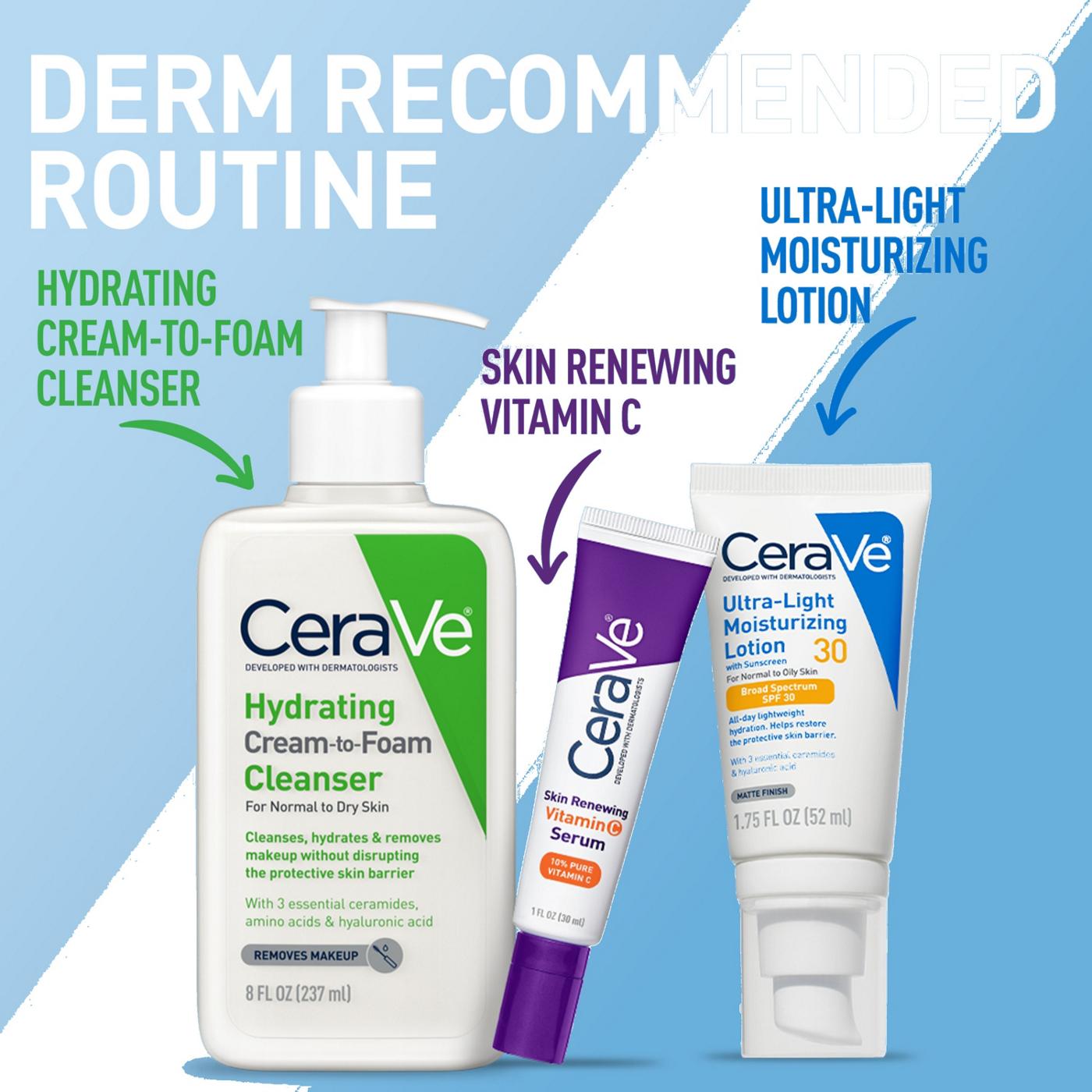 CeraVe Ultra Light Moisturizing Lotion - SPF30; image 6 of 10